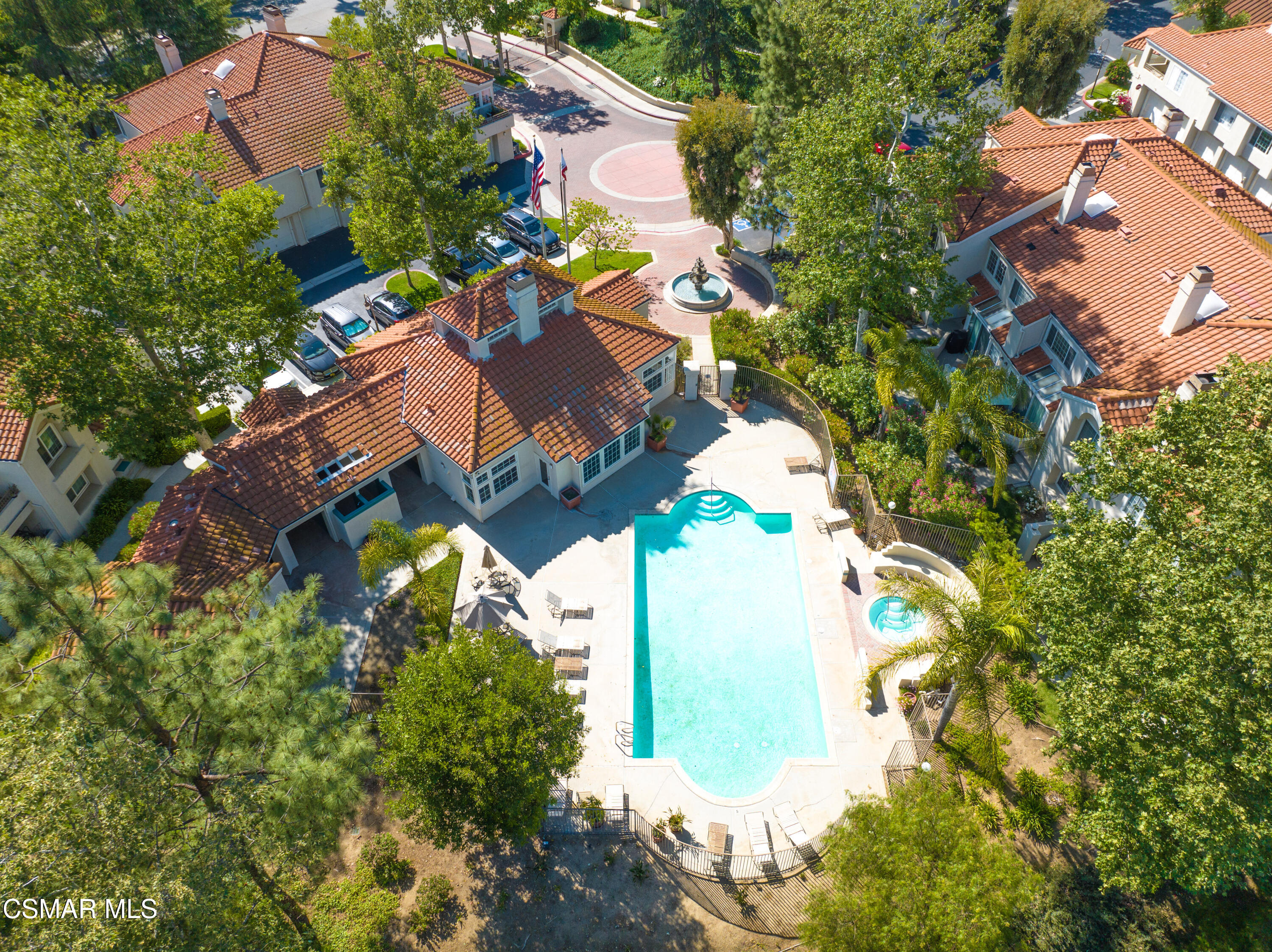 4240 Lost Hills Road, Unit 1902 Calabasas, CA 91301 - Photo 35 of 37 an aerial view of residential house with outdoor space