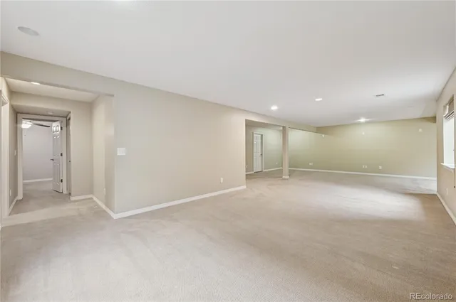 a view of an empty room