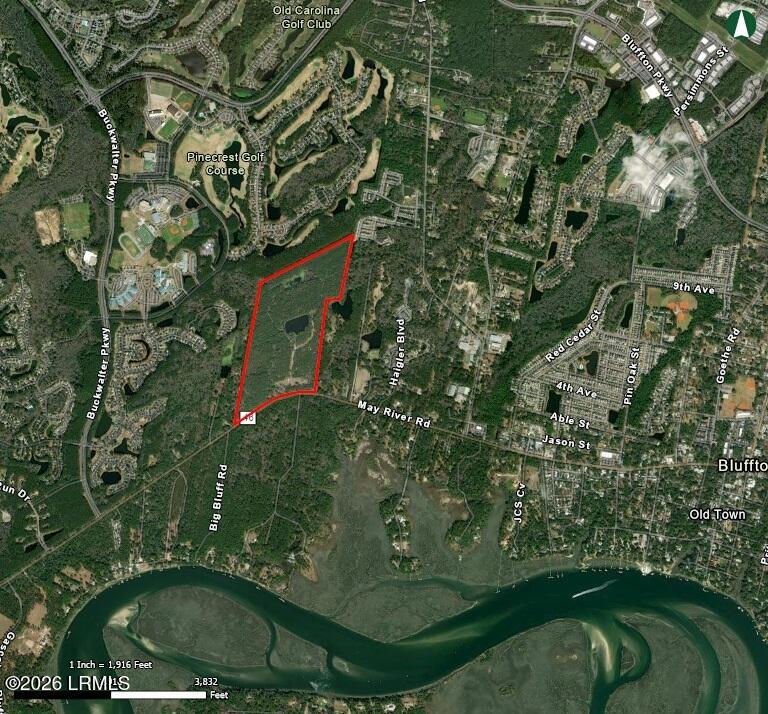 1007 May River Road Bluffton, SC 29910 - Photo 2 of 10 Tarver-Tract-aerial zoom
