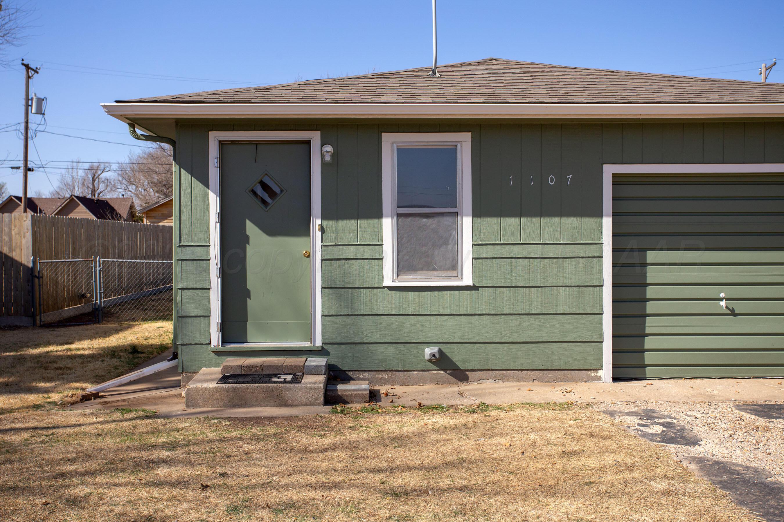 a house with a outdoor space