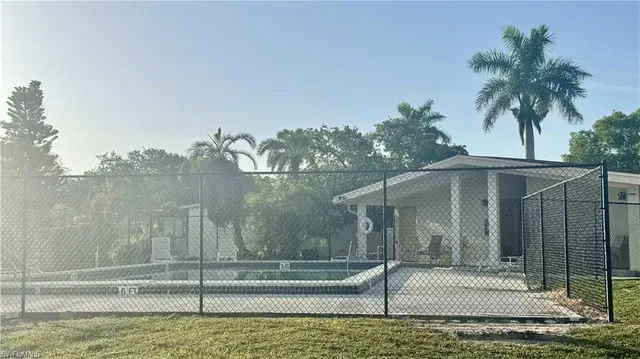 a view of a water pond