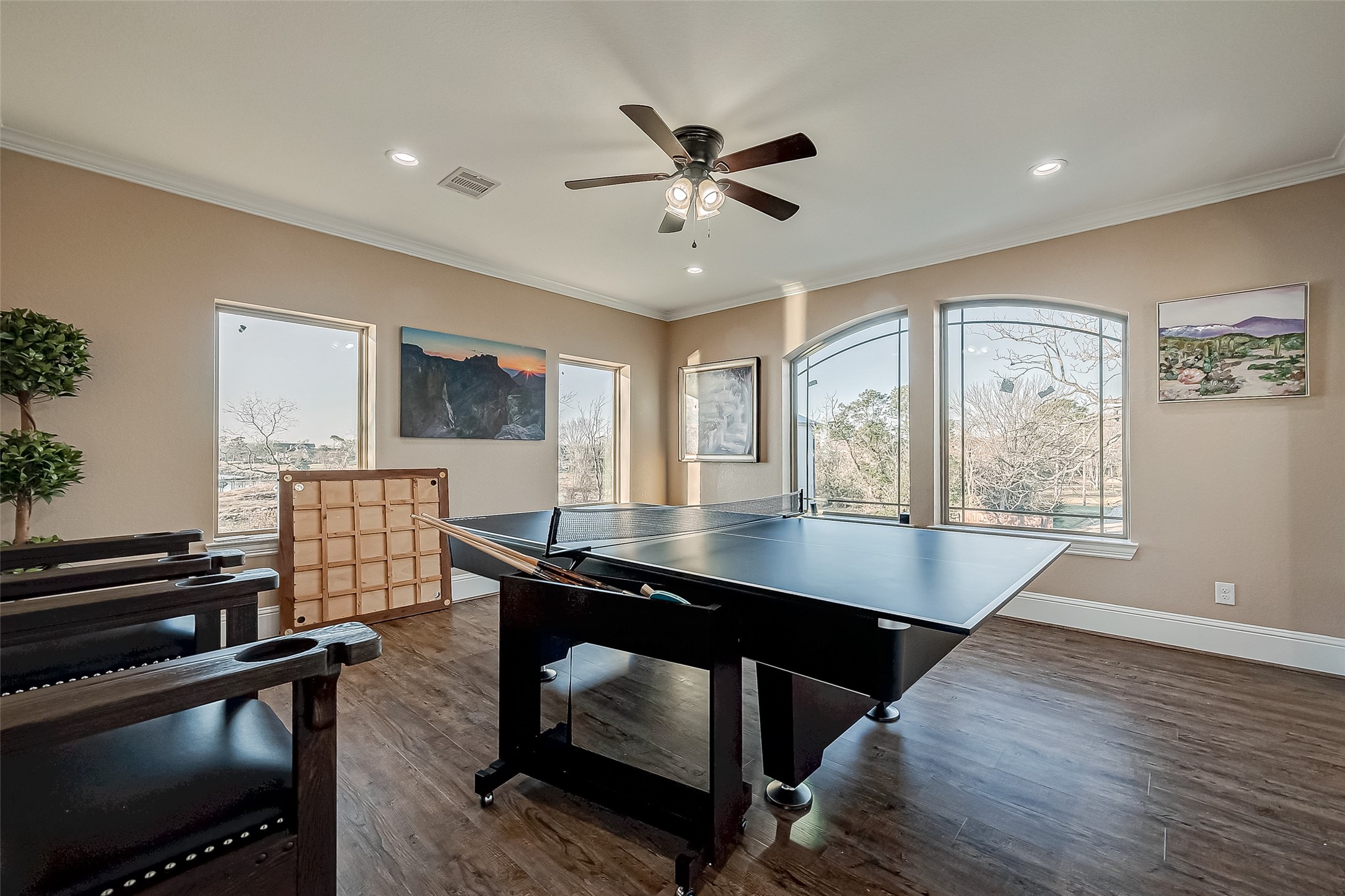 2011 Crescent Drive La Porte, TX 77571 - Photo 28 of 47 a view of a dining room with furniture window and wooden floor