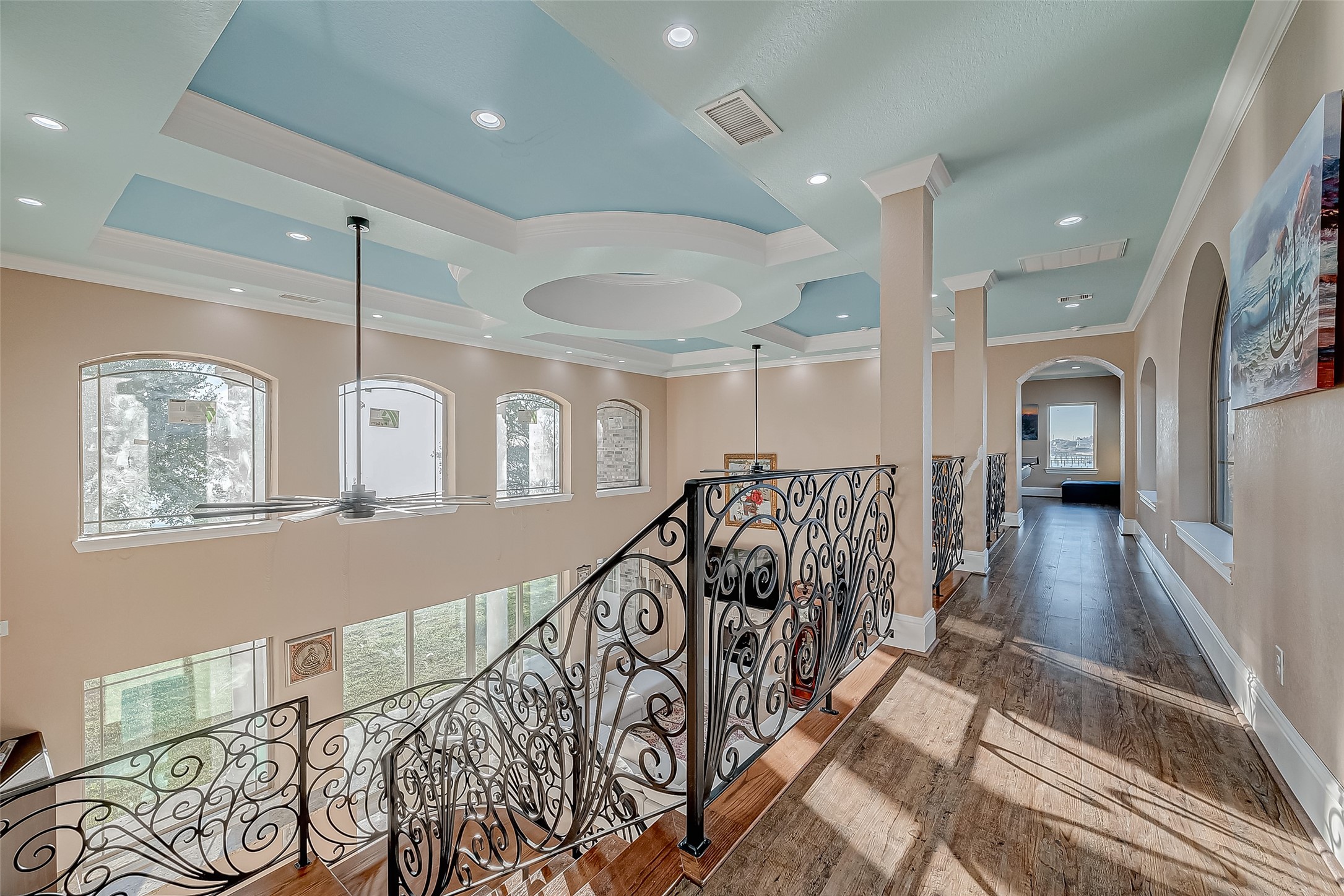 2011 Crescent Drive La Porte, TX 77571 - Photo 33 of 47 a view of entryway and hall with a floor to ceiling window