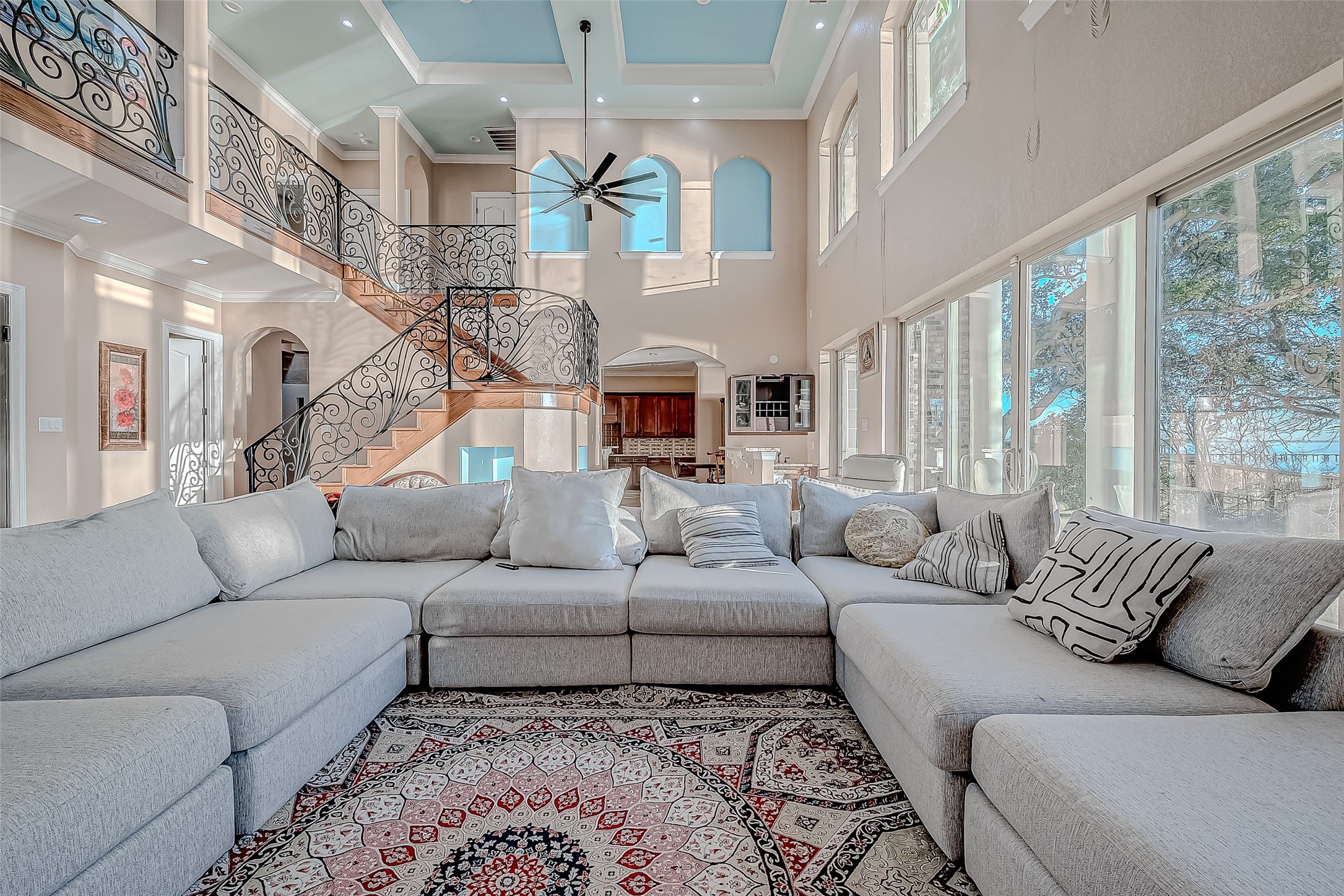 2011 Crescent Drive La Porte, TX 77571 - Photo 8 of 47 a living room with furniture and a large window
