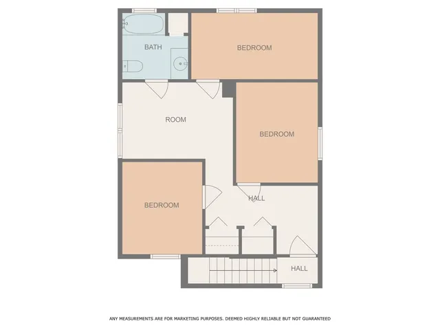 a picture of a bench in front of a wall