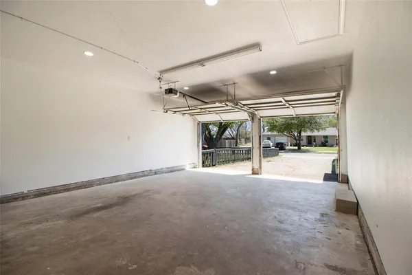 a view of a big room with carpet