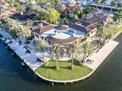 a view of a house with a swimming pool