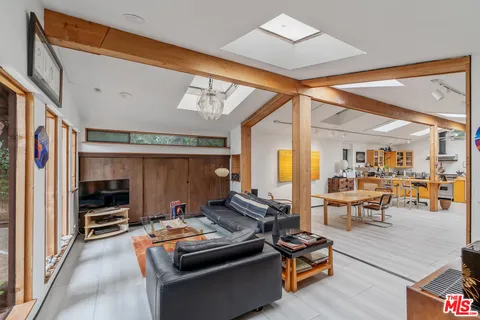 a room with furniture and a window