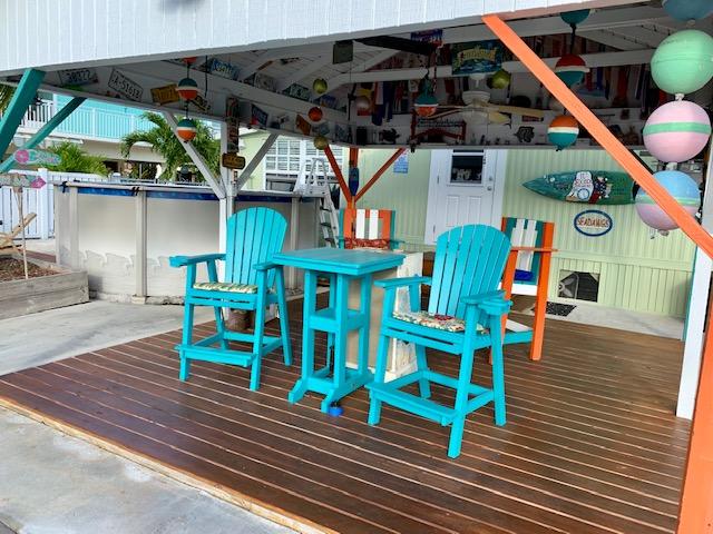 228 Upper Matecumbe Road Key Largo, FL 33037 - Photo 15 of 68 Back yard Chickee area angle 4