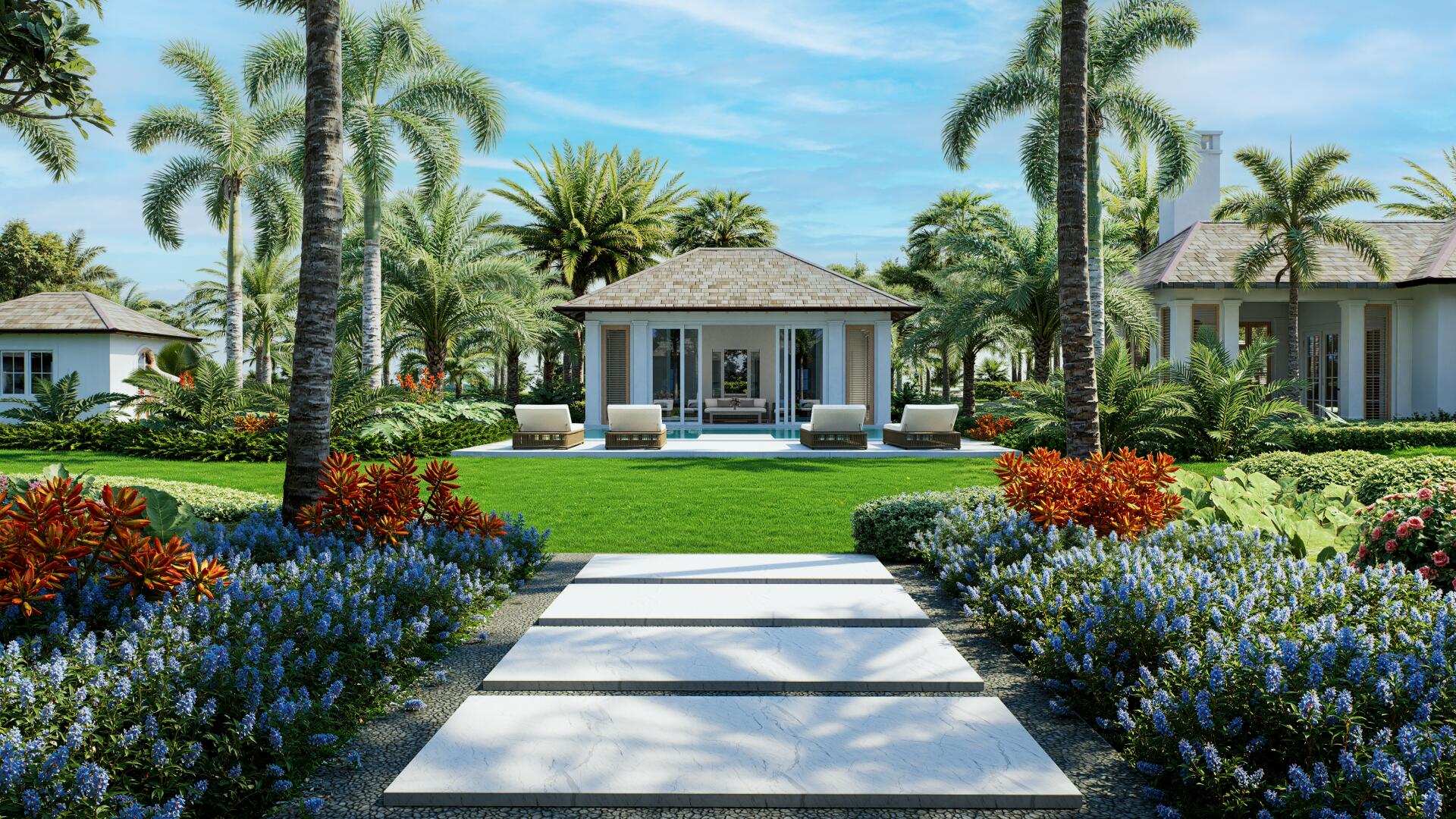 302 South Beach Road Jupiter Island, FL 33455 - Photo 18 of 24 Rear rz