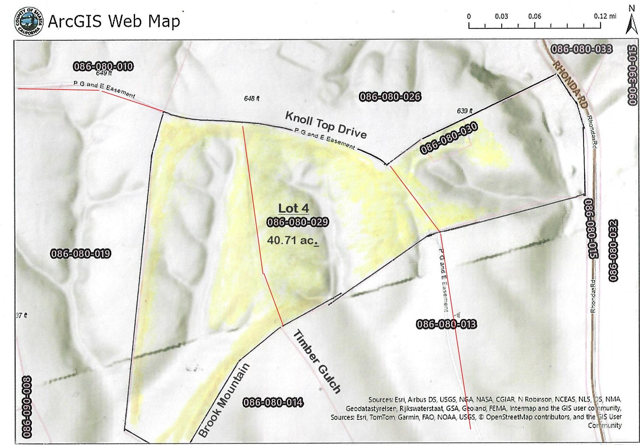 Lot 4 Rhonda Road Anderson, CA 96007 - Photo 12 of 19 TOPO 1