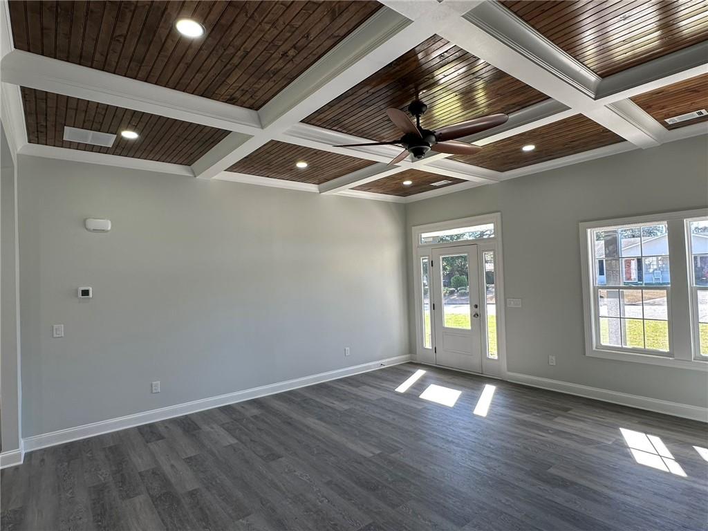 2513 Weldon Drive Augusta, GA 30906 - Photo 21 of 33 a view of an empty room with wooden floor and a window