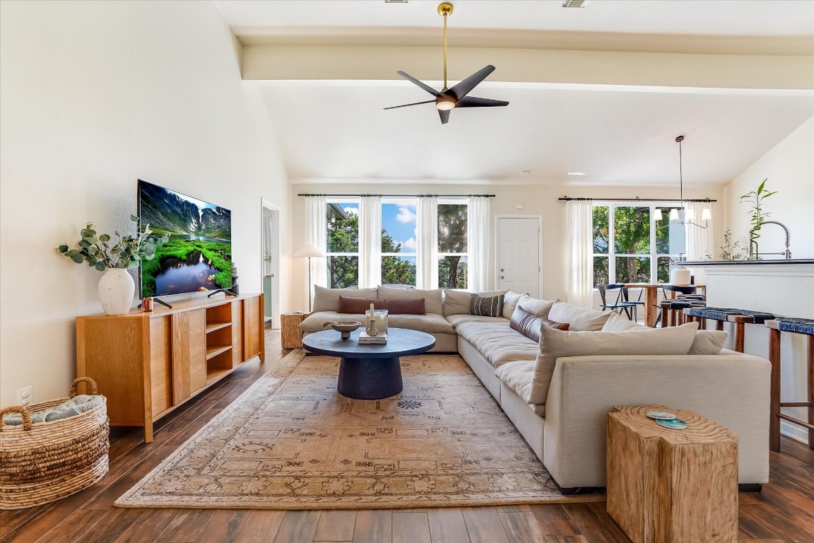 13201 North Ridge Circle Leander, TX 78641 - Photo 7 of 33 a living room with furniture and a flat screen tv