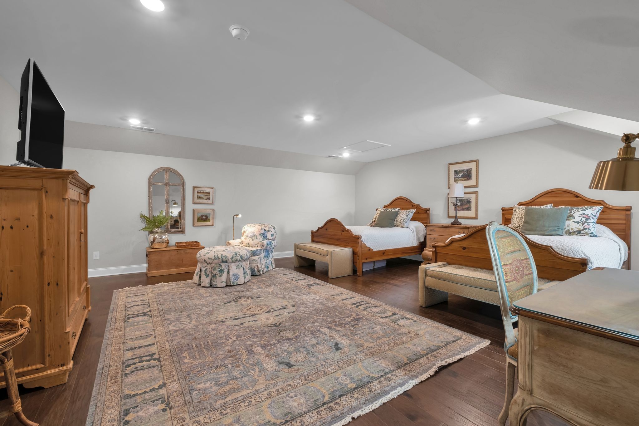 131 Calm Waters Street Franklin, TN 37064 - Photo 25 of 32 a bed room with bed and mirror