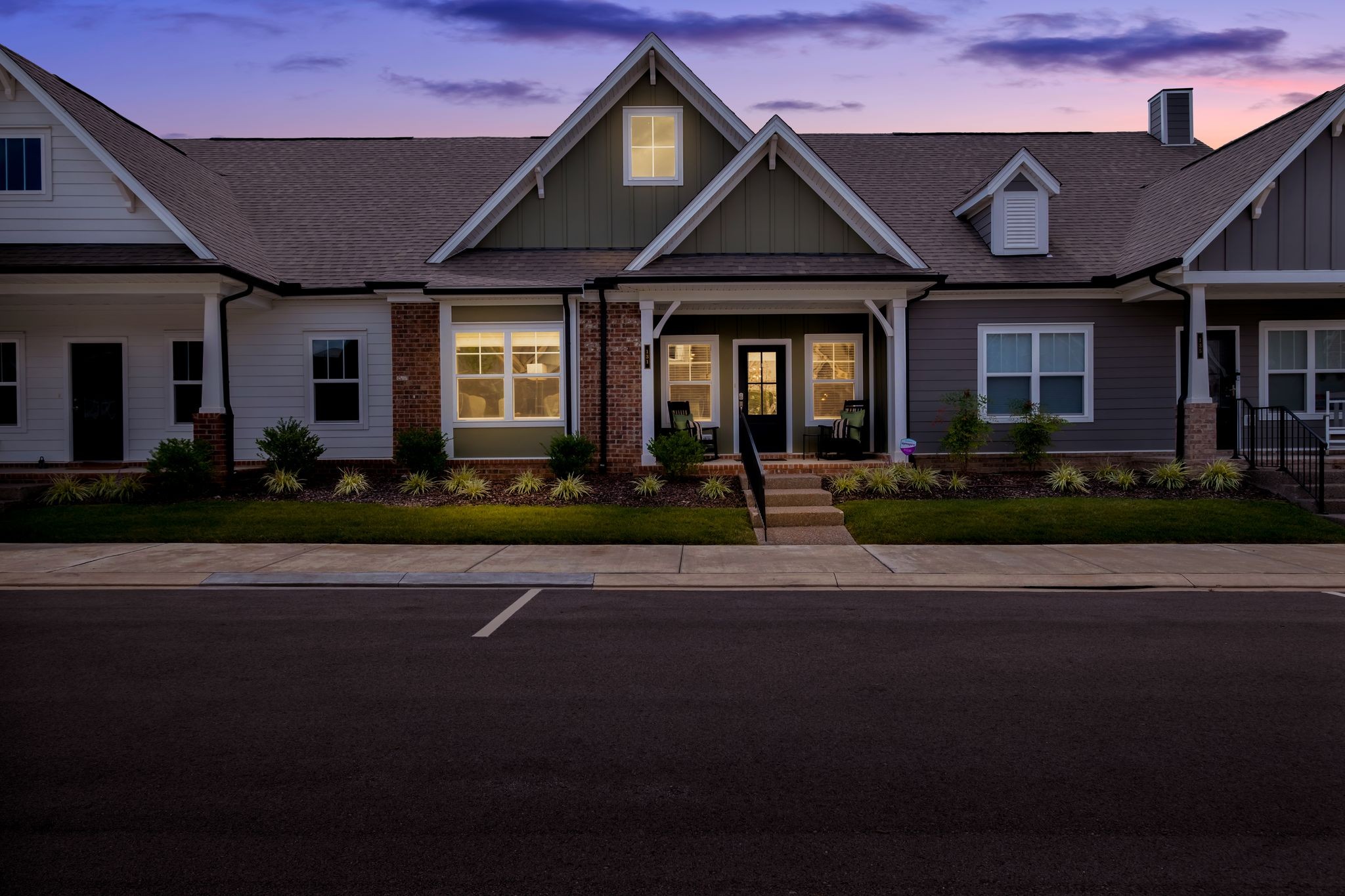 131 Calm Waters Street Franklin, TN 37064 - Photo 32 of 32 a front view of a house with a garden