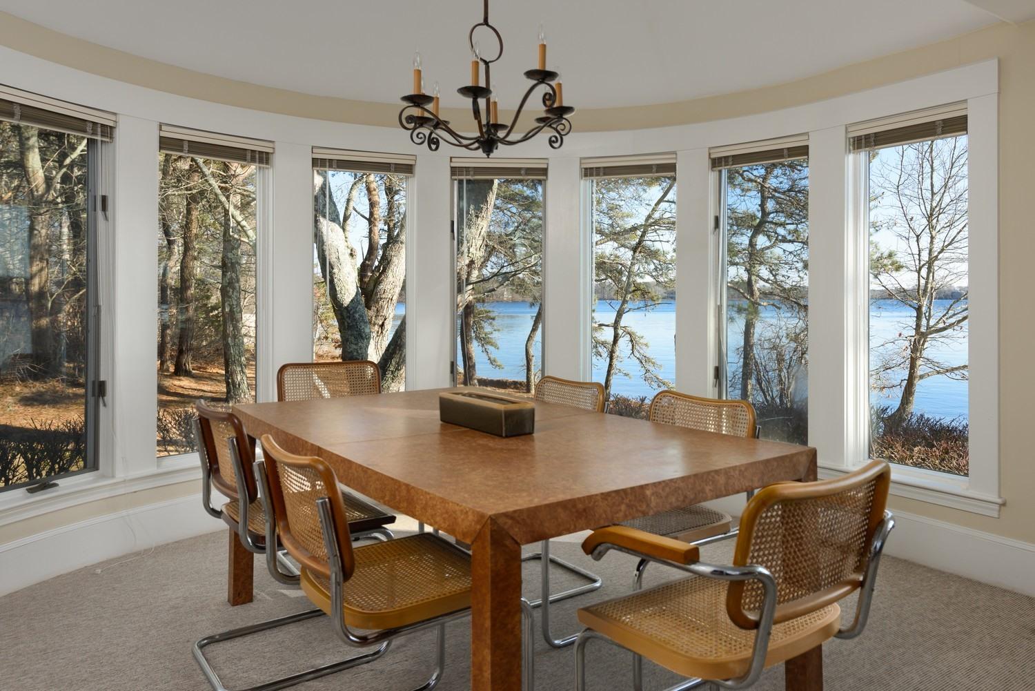 16 Lakeview Drive Centerville, MA 02632 - Photo 17 of 34 a view of a dining room with furniture window and outside view