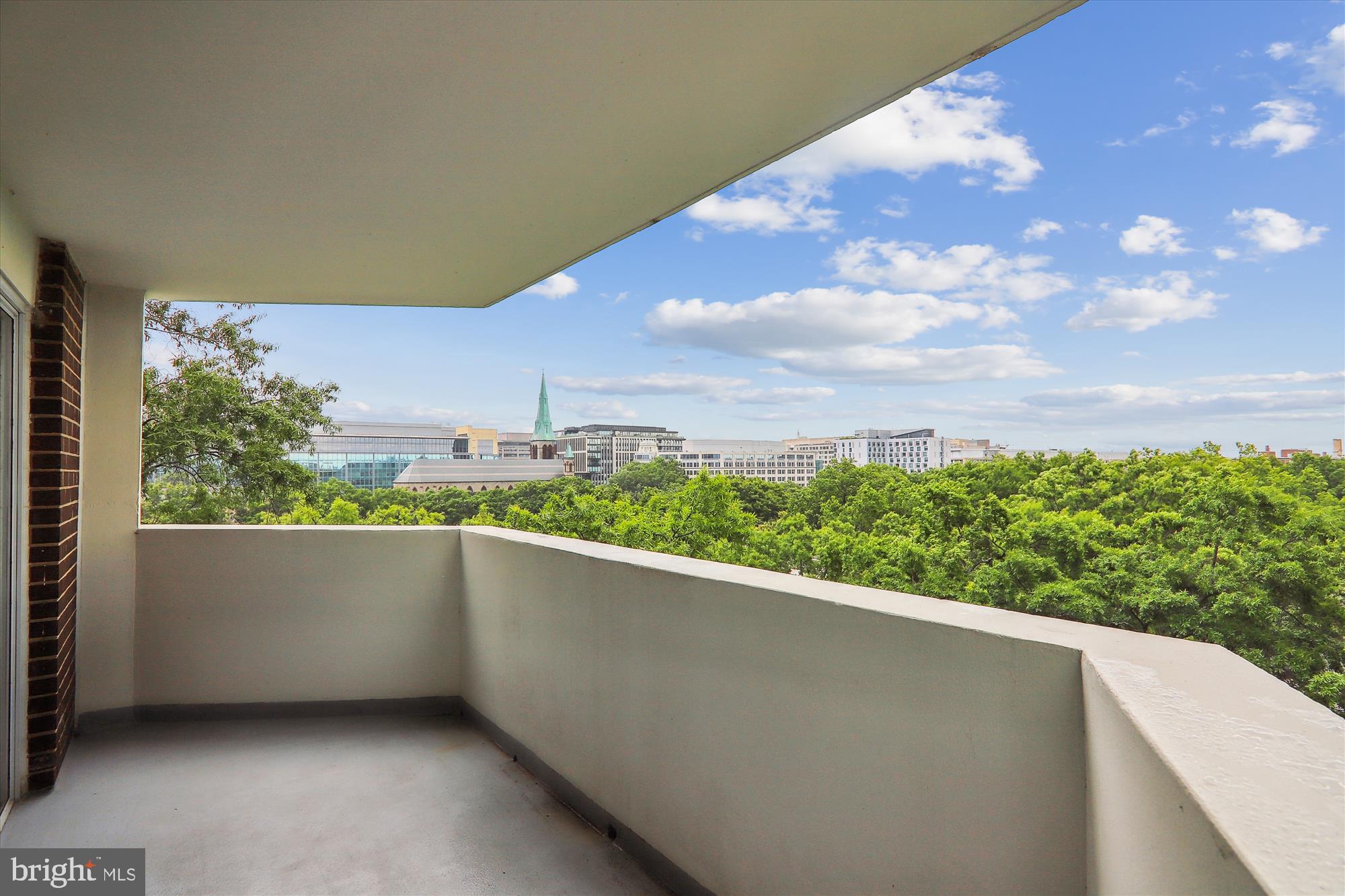 700 7th Street Southwest, Unit 701 Washington, DC 20024 - Photo 7 of 54 Large Balcony with 7th Floor Views