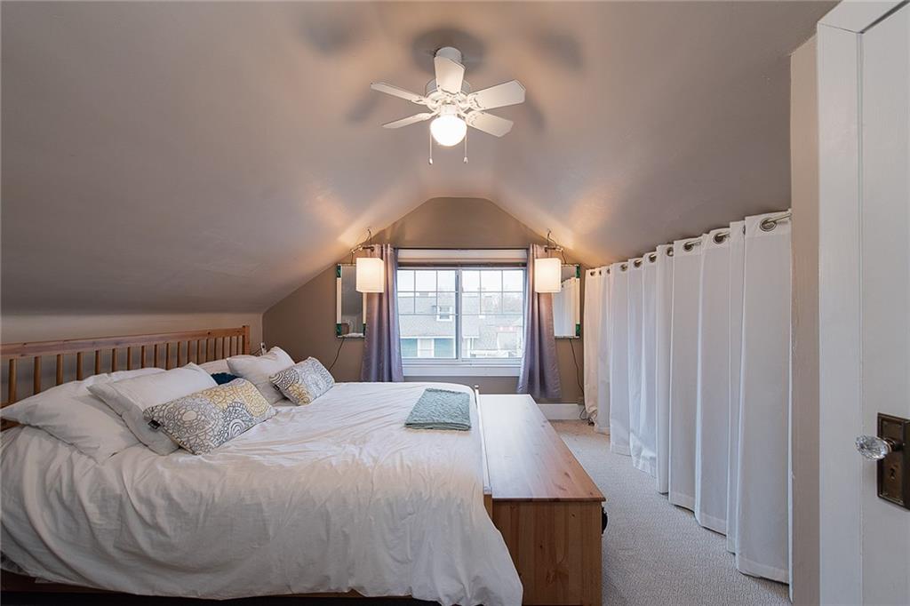 608 Blackburn Road Sewickley, PA 15143 - Photo 19 of 24 The master bedroom maintains privacy on the third floor.