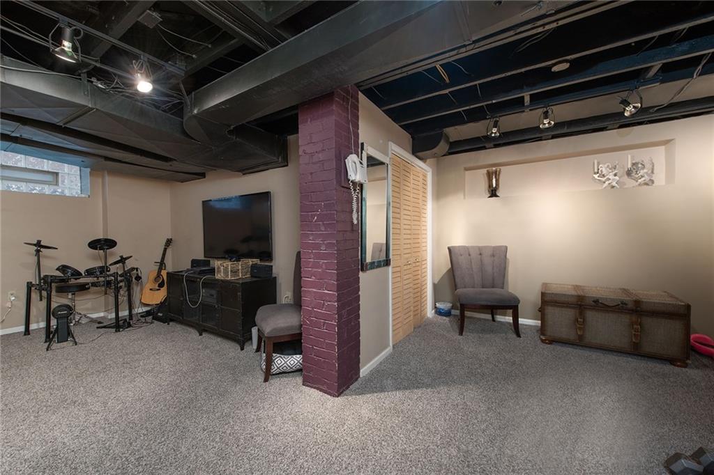 608 Blackburn Road Sewickley, PA 15143 - Photo 23 of 24 Flexible options in basement include use as a second office, workout area, or game area.