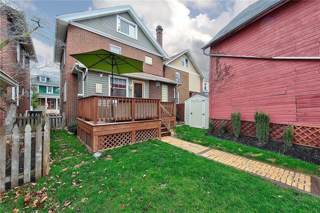 608 Blackburn Road Sewickley, PA 15143 - Photo 24 of 24 A fenced back yard and deck allow for outdoor entertaining.