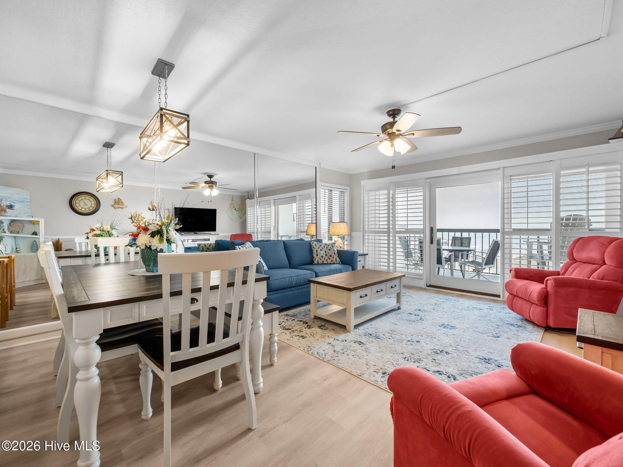 8801 Reed Drive, Unit 613 Emerald Isle, NC 28594 - Photo 4 of 41 Living & Dining Area