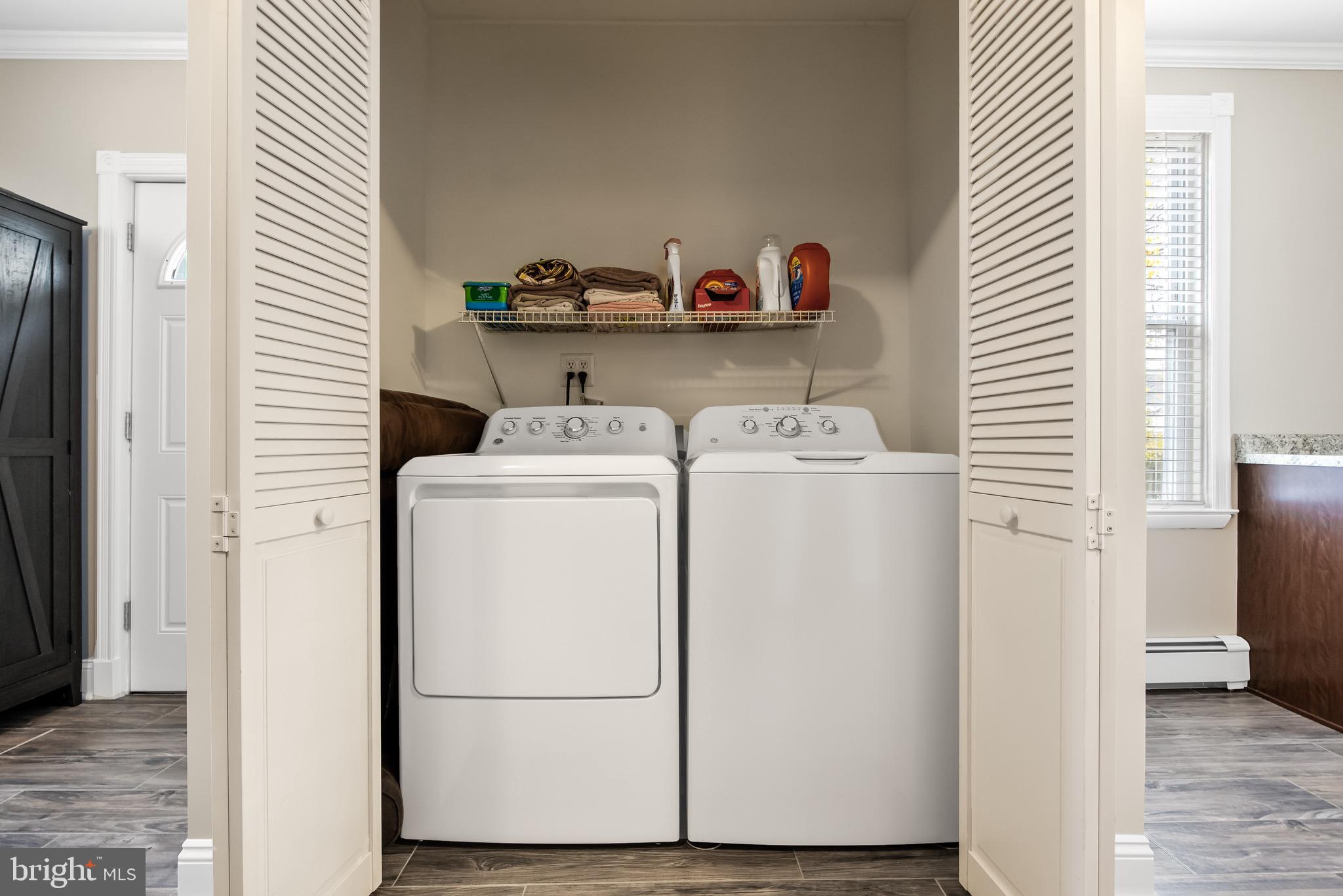 511 Ash Street Delanco, NJ 08075 - Photo 15 of 30 a utility room with dryer and washer