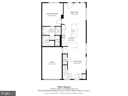 a picture of a floor plan