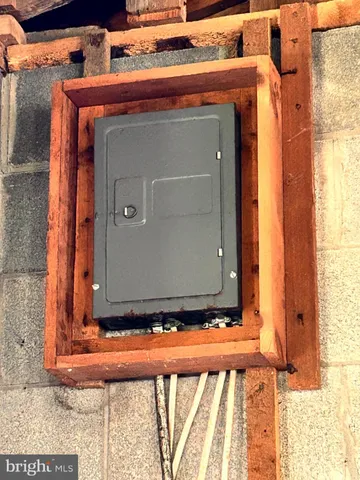 a view of a door of the house