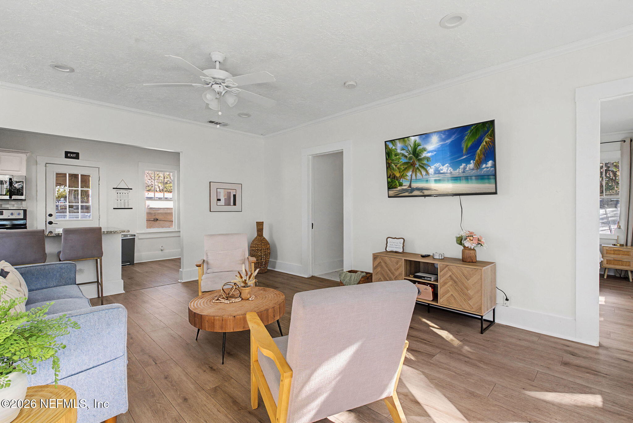 16 Myrtle Avenue St. Augustine, FL 32084 - Photo 13 of 47 a living room with furniture and wooden floor
