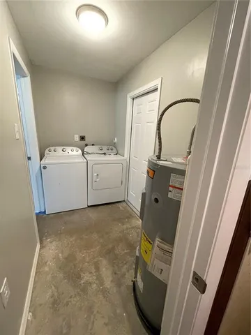 a view of a storage in a room