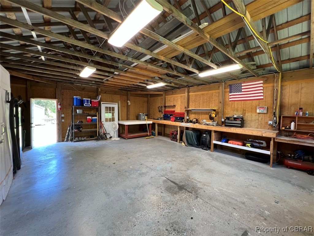497 Mill Wharf Road Wake, VA 23176 - Photo 7 of 45 Interior of Barn/Workshop