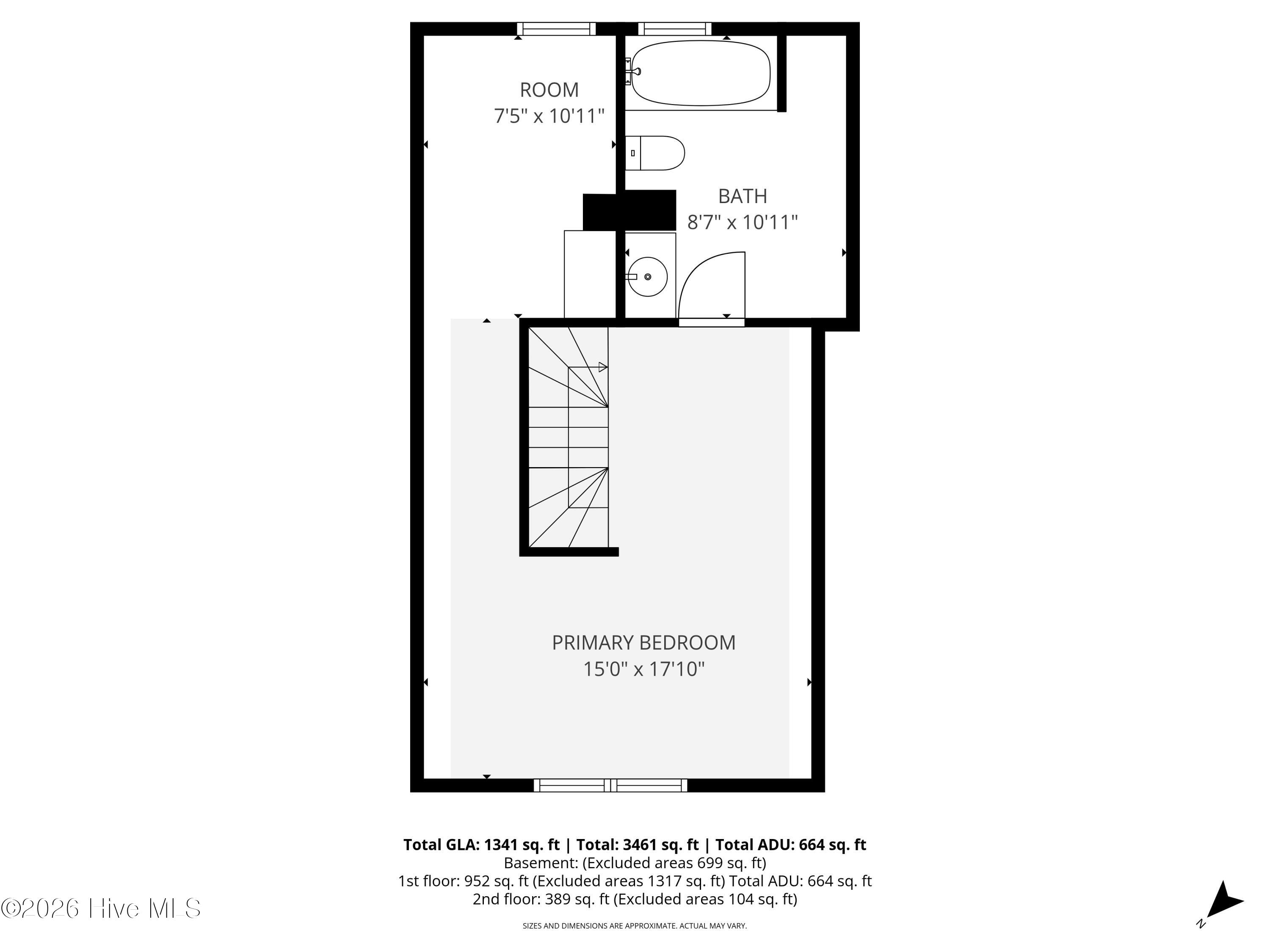 745 North May Street Southern Pines, NC 28387 - Photo 49 of 50 Floor Plan - 2nd Floor