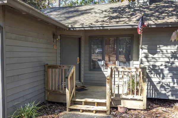 a view of entrance gate of the house