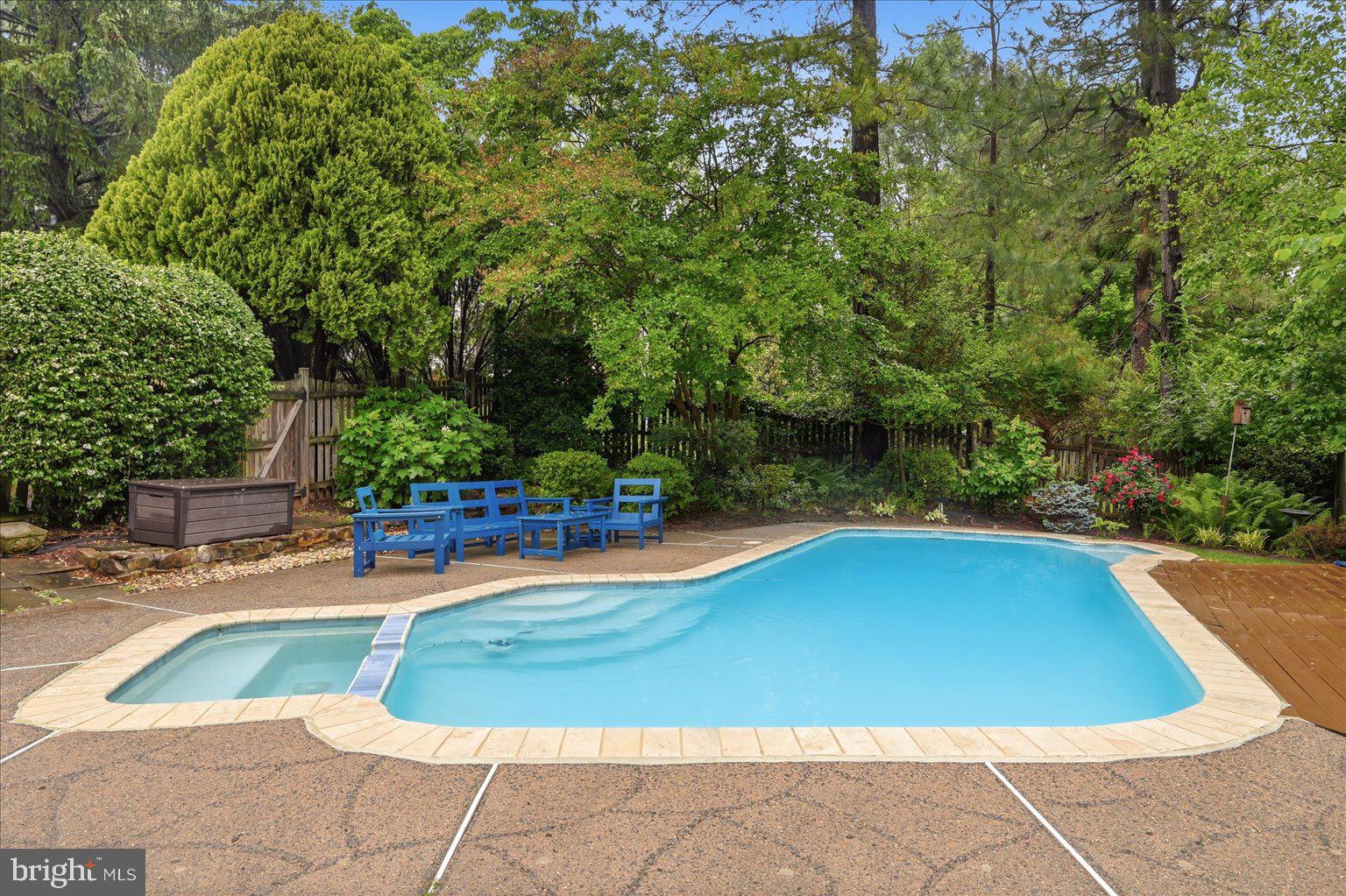 911 Riva Ridge Drive Great Falls, VA 22066 - Photo 48 of 55 Tranquil oasis with inviting pool.