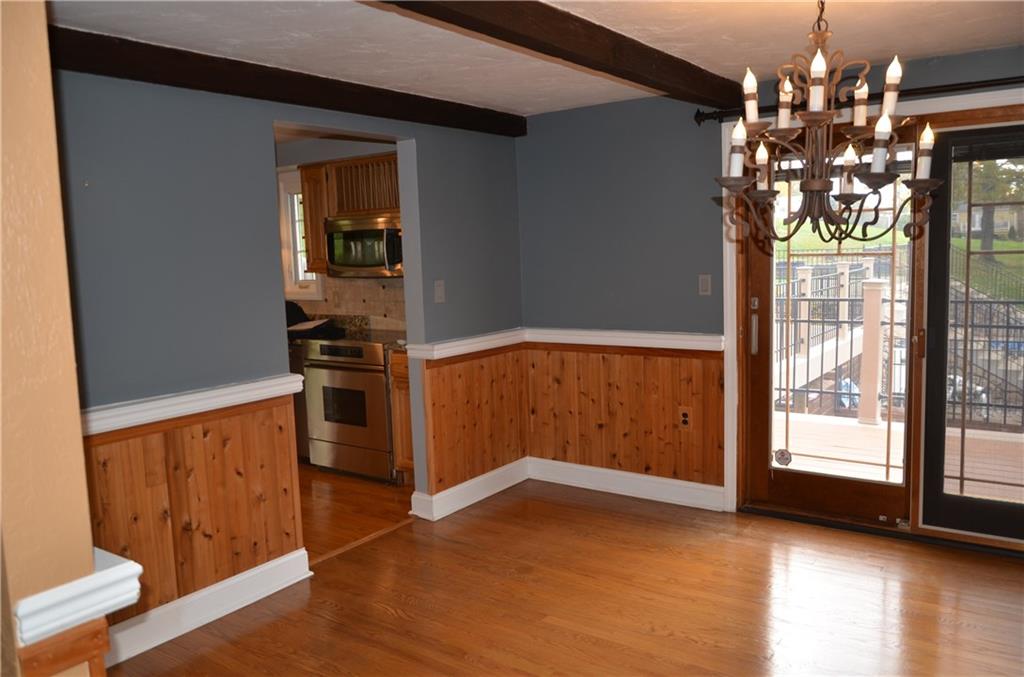 747 Charles Street Rochester, PA 15074 - Photo 5 of 23 Dining room with Deck access