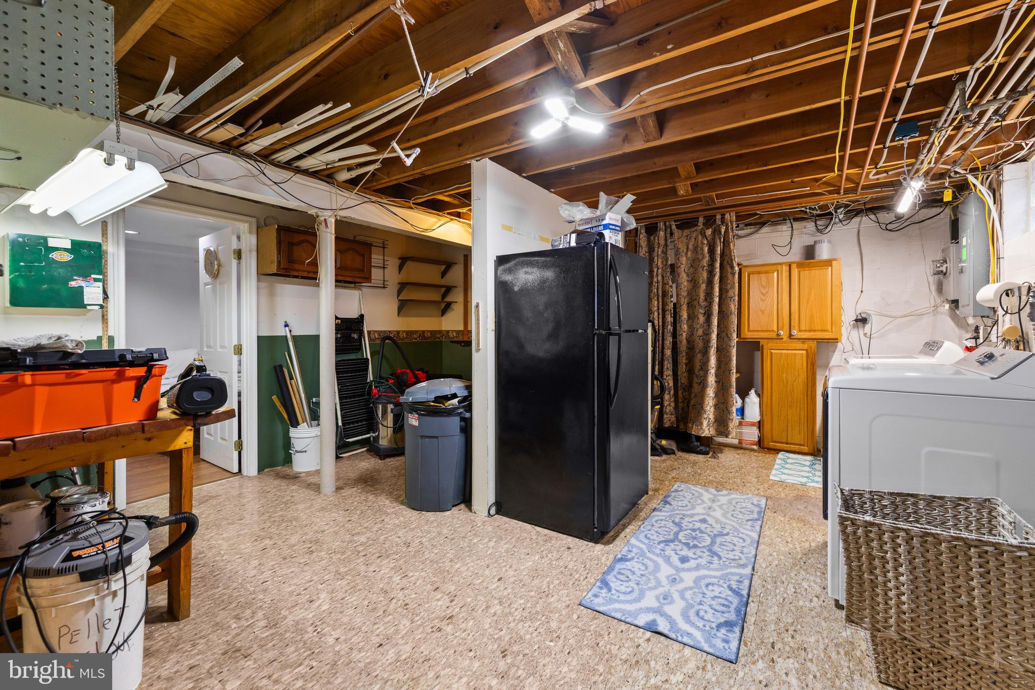 3809 Sweet Air Road Phoenix, MD 21131 - Photo 33 of 54 Laundry/extra frig and workshop