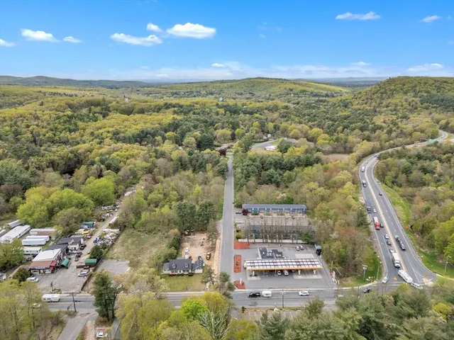 a view of a city street