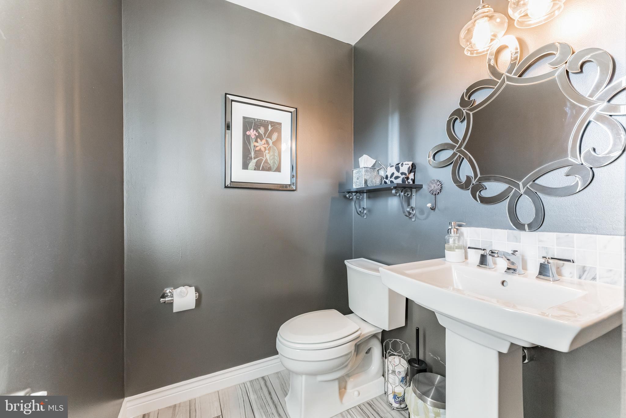 408 Tudor Road Collegeville, PA 19426 - Photo 19 of 30 Powder room...mirror stays