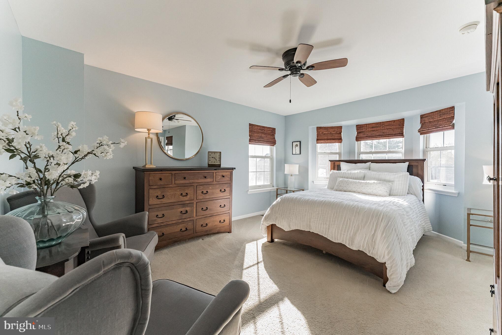 408 Tudor Road Collegeville, PA 19426 - Photo 20 of 30 Primary bedroom with great bay window for light