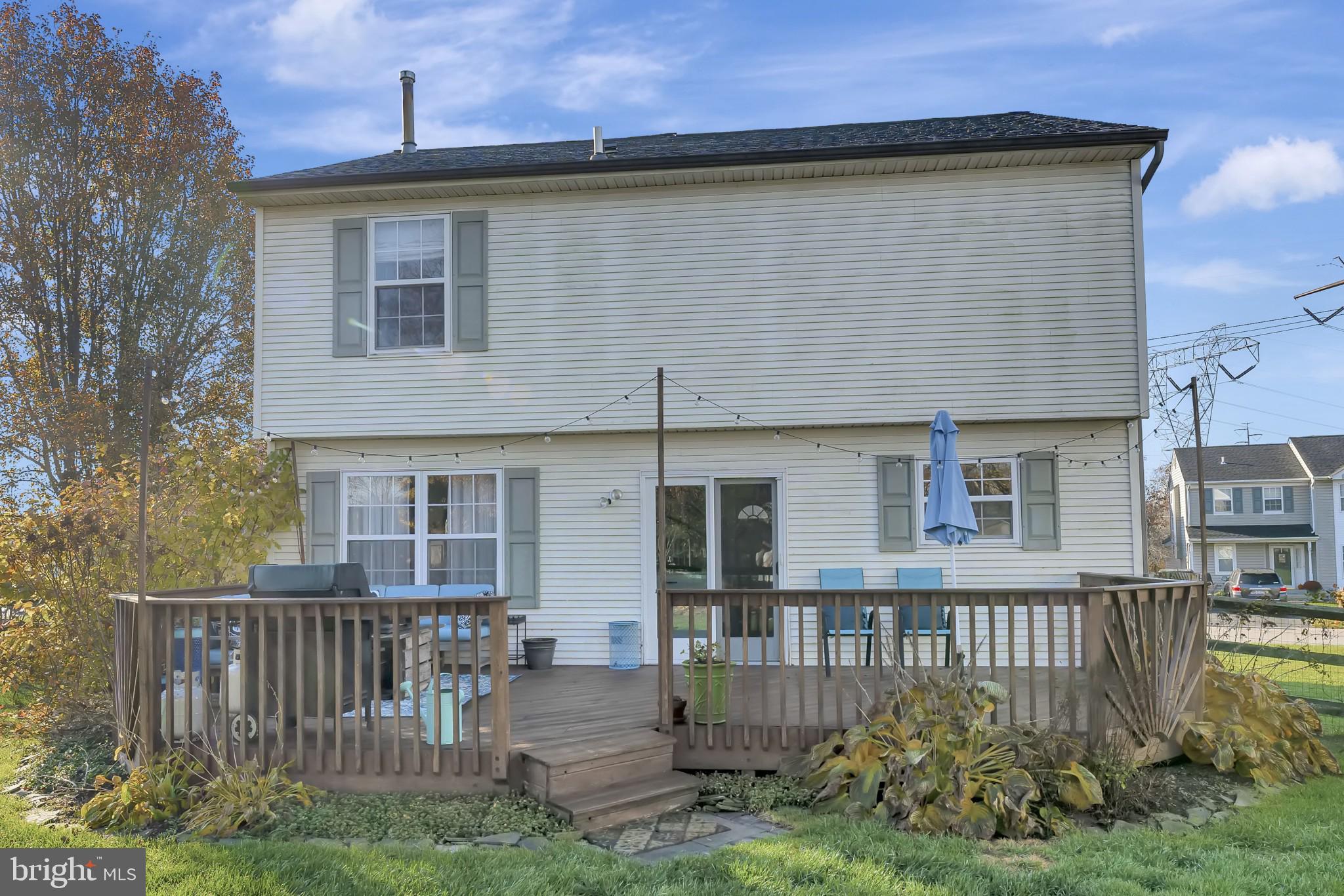 408 Tudor Road Collegeville, PA 19426 - Photo 3 of 30 Large deck with space for grill, table and seating