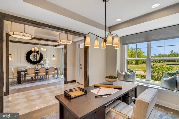 a room with furniture and window