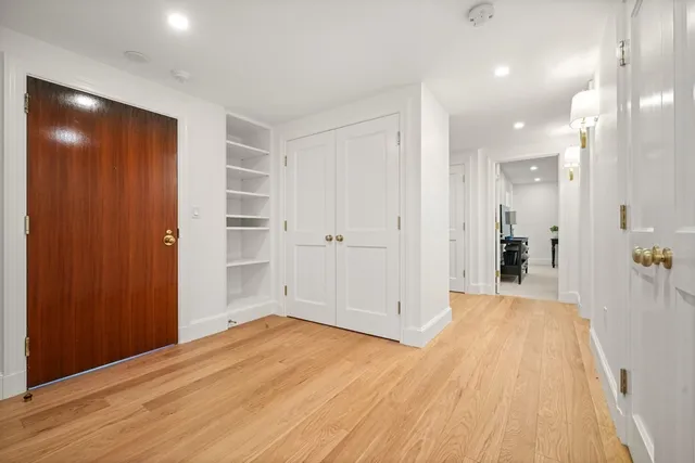wooden floor in an empty room with wooden floor