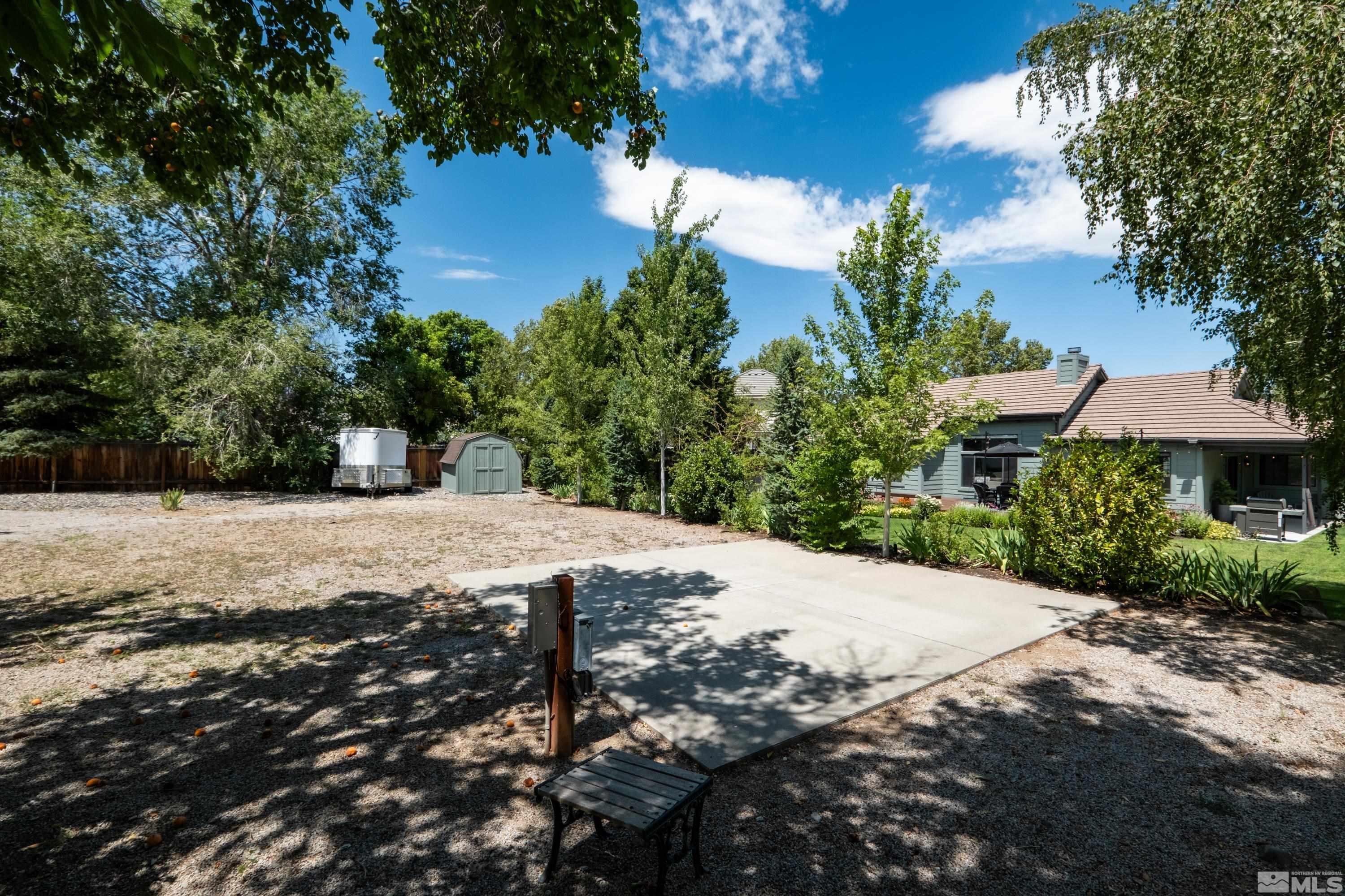 14195 Riata Circle Reno, NV 89521 - Photo 26 of 29 a view of a backyard of a house