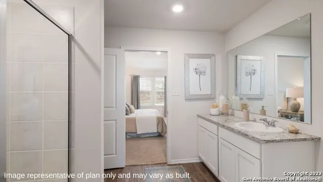 a view of a small space