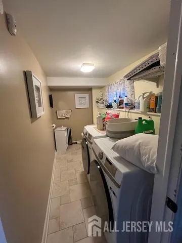 a storage room with storage and utility