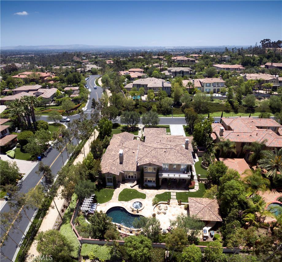 2395 Horizon Way Tustin, CA 92782 - Photo 43 of 43 an aerial view of a house with a yard