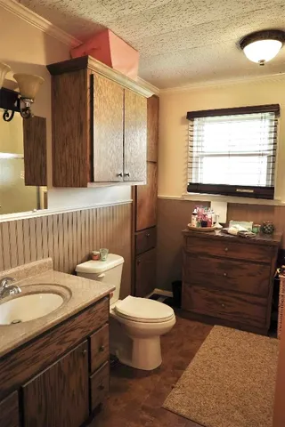 a view of park with sign board