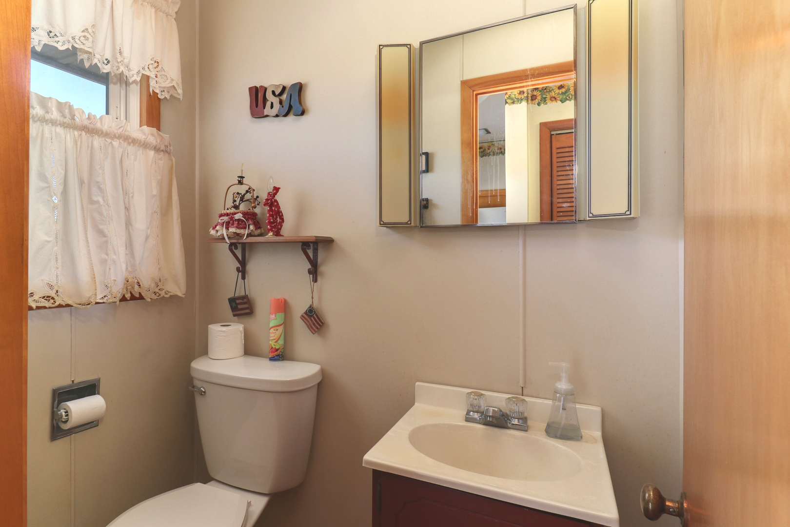 29428 East 500 North Road Le Roy, IL 61752 - Photo 27 of 79 a bathroom with a sink mirror and toilet