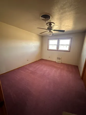a view of room with an empty racks