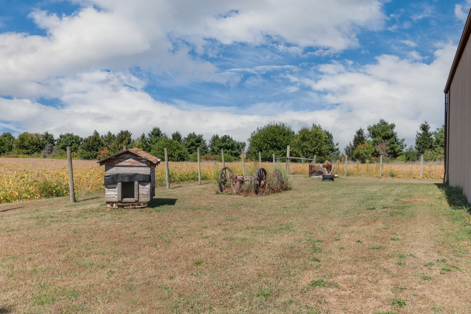 29428 East 500 North Road Le Roy, IL 61752 - Photo 67 of 79 a view of a backyard with sitting area